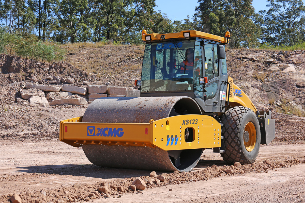 XCMG-XS123-12tonne-Roller-Compaction-7-Perth-Newcastle-Brisbane-SunshineCoast