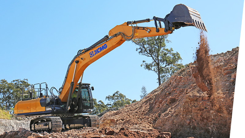 XCMG Excavators Newcastle Perth Brisbane waste management machinery materials handling equipment sale and hire