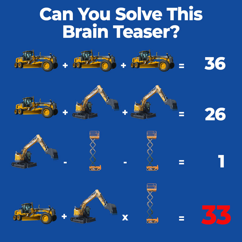 Brain teaser answers XCMG 2 Sep
